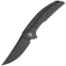 Petrified Fish PFP05 Deepsea Black Stonewash K110 Carbon Fiber PFP05CDW - KNIFESTOCK