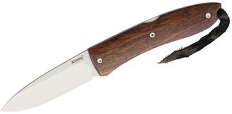 Lionsteel Folding knife with D2 blade, Santos wood handle with sheath 8800 ST - KNIFESTOCK