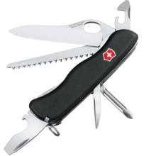 Victorinox TRAILMASTER, One Hand, wavy, black 0.8463.MW3 - KNIFESTOCK