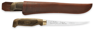 Marttiini Superflex Filleting knife 15 stainless steel/heat treated birch/leather 620016 - KNIFESTOCK