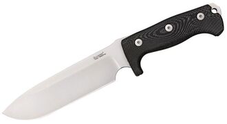 Lionsteel Fixed knife with SLEIPNER SATIN blade Micarta handle, cordura/kydex sheath M7 MS - KNIFESTOCK