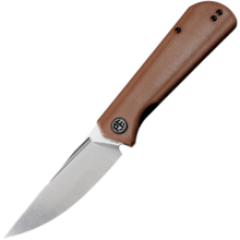 Petrified Fish PFP07 Viking Satin K110 Brown Micarta PFP07BRMS - KNIFESTOCK