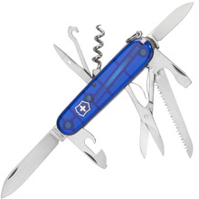 Victorinox 1.3713.T2 Huntsman Taschenmesser transparentes Blau - KNIFESTOCK