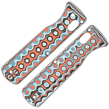 Vosteed Vombat Handle Bamboo Micarta Coral Orbit W0108 - KNIFESTOCK