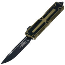 Microtech SCARAB II GEN III S/E BLACK STANDARD OD GREEN 1278-1OD - KNIFESTOCK