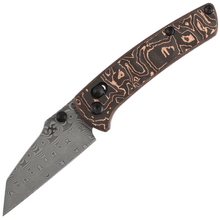 Kansept Little Main Street Damascus, Copper Carbon Fiber K2015V5 - KNIFESTOCK