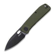 KUBEY Hyde Liner Lock Folding Knife Green G10 Handle KU2104B - KNIFESTOCK
