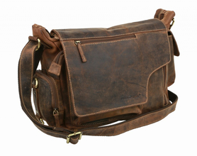 GreenBurry Vintage new hunting Bag II. Leather 1763AM-25 - KNIFESTOCK