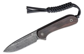 CIVIVI Fixed Blade Elementum Black Ebony Wood/Damascus C2105-DS1 - KNIFESTOCK