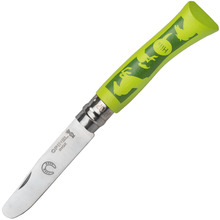 Opinel VRI N°07 Inox Primul Meu Opinel Cal Verde 001702ks - KNIFESTOCK