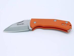 Fox Knives BLACK  SLIPJOINT NIDHUG KNIFE ORANGE G10 HANDLE BF-714OR - KNIFESTOCK