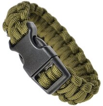 Mil-Tec 16370201-903 Paracord Armband 22mm Grün M - KNIFESTOCK