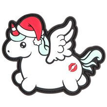 Claw Gear Christmas Unicorn Rubber Patch - KNIFESTOCK
