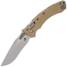 Microtech AMPHIBIAN RAM LOK STW STD FLUTED TAN 137RL-10FLGTTA - KNIFESTOCK