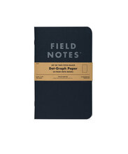 Field Notes Pitch Black Dot-Graph Note Book 2-Pack FN-35 - KNIFESTOCK