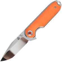 QSP Knife Nebula 14C28N, mirror polish,  Orange Bone, Linerlock QS168-D - KNIFESTOCK