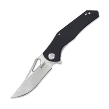 KUBEY Liner Lock Folding Pocket Knife Black G10 Handle KU149A - KNIFESTOCK