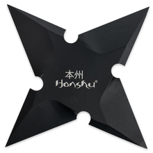 United Cutlery HONSHU LG 7 1/8&quot; SLEEK BLACK THROWING STAR 1065 UC3178 - KNIFESTOCK