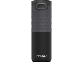 Kambukka Etna Grip Insulated Bottle 500 ml Black Steel - KNIFESTOCK