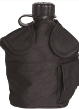 Mil-Tec VELDFLES TAS MOLLE US-STIJL zwart 13493402 - KNIFESTOCK