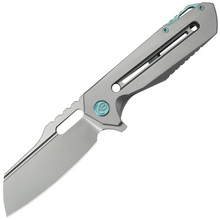 KUBEY Atlas Beadblasted M390 Blade Gray Titanium Framelock KB290E - KNIFESTOCK