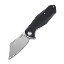 KUBEY Echo Nest Liner Lock Flipper Knife Black G10 Handle KU329A - KNIFESTOCK