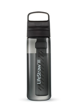 LifeStraw Go 2.0 Water Filter Bottle 22oz Nordic Noir LGV422GYWW - KNIFESTOCK
