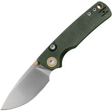 Vosteed Porcupine(Thumb Stud) 14C28N Stonewash Green Micarta A2611 - KNIFESTOCK