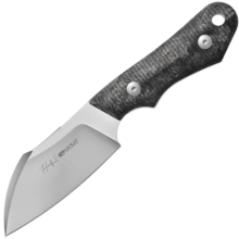 Viper HANDY2 Sheepfoot Satin M390, Dark Matter Carbon Fiber, Leather Sheath VT4048FCM - KNIFESTOCK