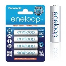 Panasonic Eneloop oplaadbare AA 1900mAh blister 4 BK-3MCCE/4BE - KNIFESTOCK