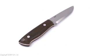 Brisa Trapper 95-green micarta N690Co Scandi Sheath trapper 95 BRS-063-2017-1558 - KNIFESTOCK