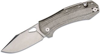 GIANT MOUSE ACE Grand,Green Canvas GM-GRAND-GRN-MICARTA - KNIFESTOCK
