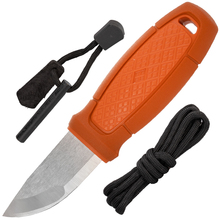 Morakniv Eldris Neck Knife Burnt Orange with Fire Starter Kit Stainless 13502 - KNIFESTOCK