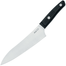 Due Cigni Chef’s knife, 20 cm blade, satin-finished stainless steel 4116, black 2C 2105 G10 - KNIFESTOCK