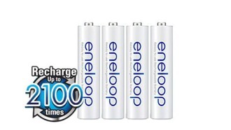 Batteria ricaricabile Panasonic ENELOOP AAA NiMH 4 pezzi. PANENE4AAA - KNIFESTOCK
