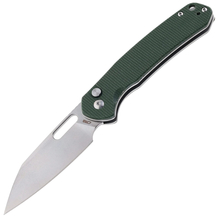 CJRB Pyrite-Alt Green Micarta AR-RPM9 Micarta J1925A-MGN - KNIFESTOCK