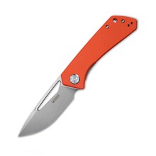 KUBEY Thalia Front Flipper EDC Pocket Folding Knife Orange G10 Handle KU331H - KNIFESTOCK