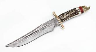 Muela Damascus Hunting Knife MAGNUM-23DAM.C - KNIFESTOCK