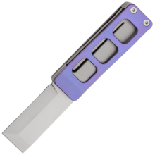 Petrified Fish PFE09 Cash Satin 14C28N Purple Titanium PFE09PS - KNIFESTOCK