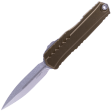 Microtech CYPHER II D/E STONEWASH STANDARD OD GREEN 1242-10OD - KNIFESTOCK