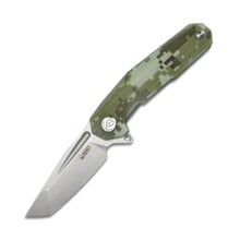 KUBEY Carve Liner Lock Folding Knife Camo G10 Handle KB237H - KNIFESTOCK