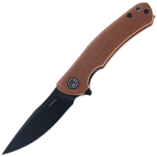 Petrified Fish PF949X Warrior Black Stonewashed K110 khaki Micarta PF949XKMDW - KNIFESTOCK