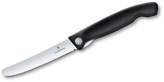 VICTORINOX 6.7833.FB SWISS CLASSIC zavírací nůž na rajčata 11cm černá - KNIFESTOCK