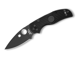 Spyderco Native 5 Lightweight Black Black Blade C41PBBK5 - KNIFESTOCK