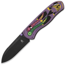 Kizer Drop Bear - Worm Skull, KNFS Exclusive, Limited Edition 200pcs, Nitro-V, Black Stonewash, G10 - KNIFESTOCK