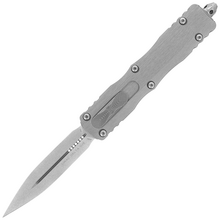 Microtech DIRAC DELTA D/E STONEWASH STANDARD NATURAL CLEAR 227-10NC - KNIFESTOCK