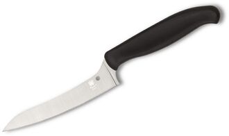 Spyderco Z-Cut Kitchen Knife Lightweight Black K14PBK - KNIFESTOCK
