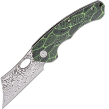 Bestech SKIRMISH Damascus G10 Black+Green BL07C - KNIFESTOCK