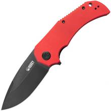 Kubey Mikkel Willumsen Design Bravo one Drop Point Outdoor Folding Knife Red G10 Handle KU319E - KNIFESTOCK