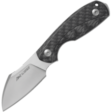 Coltello Viper a lama fissa con profilo Sheepfoot e spessore di 3,5 mm, Satin Finish. Manico in... - KNIFESTOCK